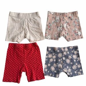 Set Of 4 Baby Girls' Cartwheel Shorts